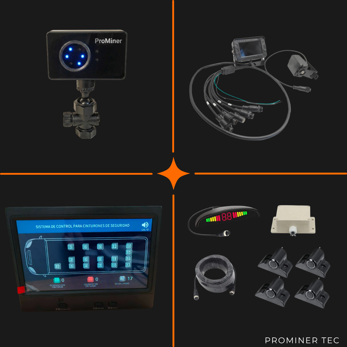 Sensores Fatiga, Retroceso y Seguridad