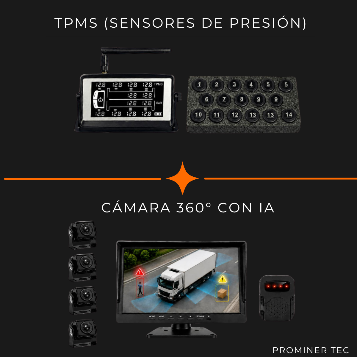 Cámaras de Seguridad y TPMS