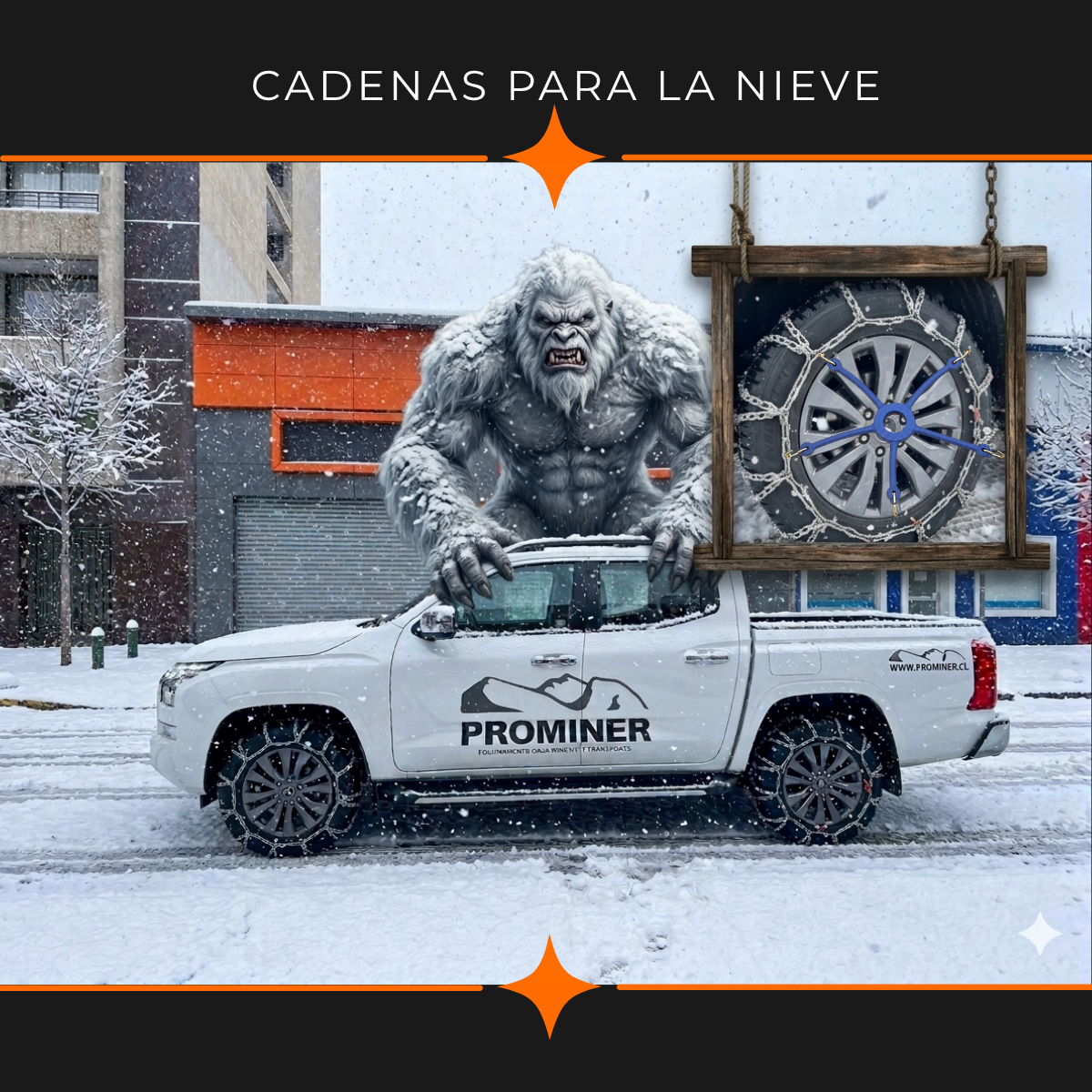 Cadenas para Camioneta, Camión y Maquinaria