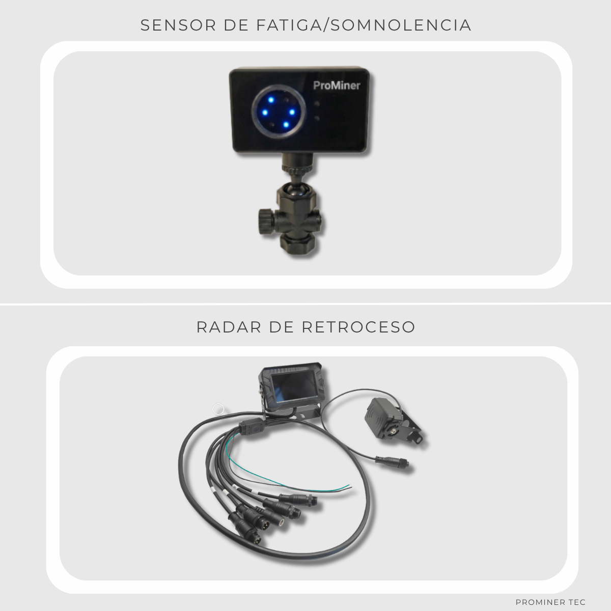 Sensor de fatiga y radar