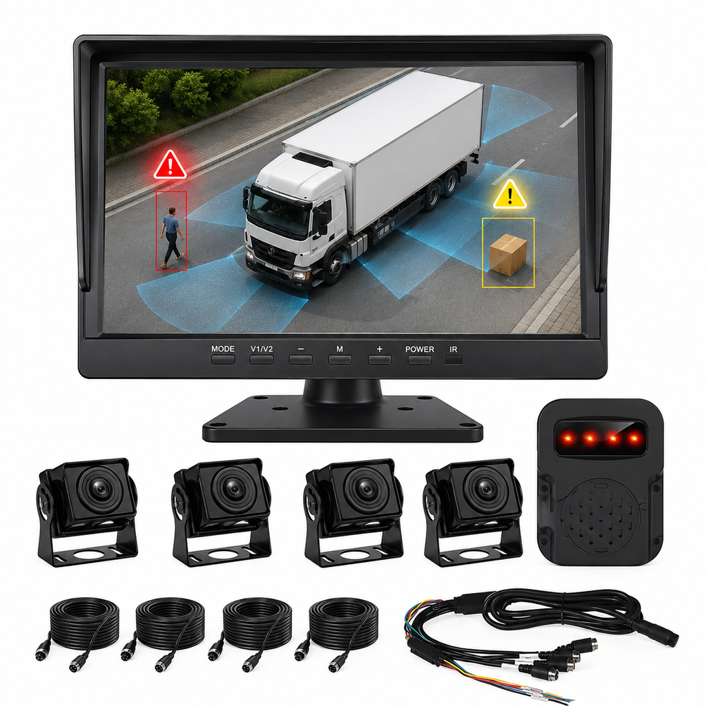 Kit 4 Cámaras 360° con Inteligencia Artificial