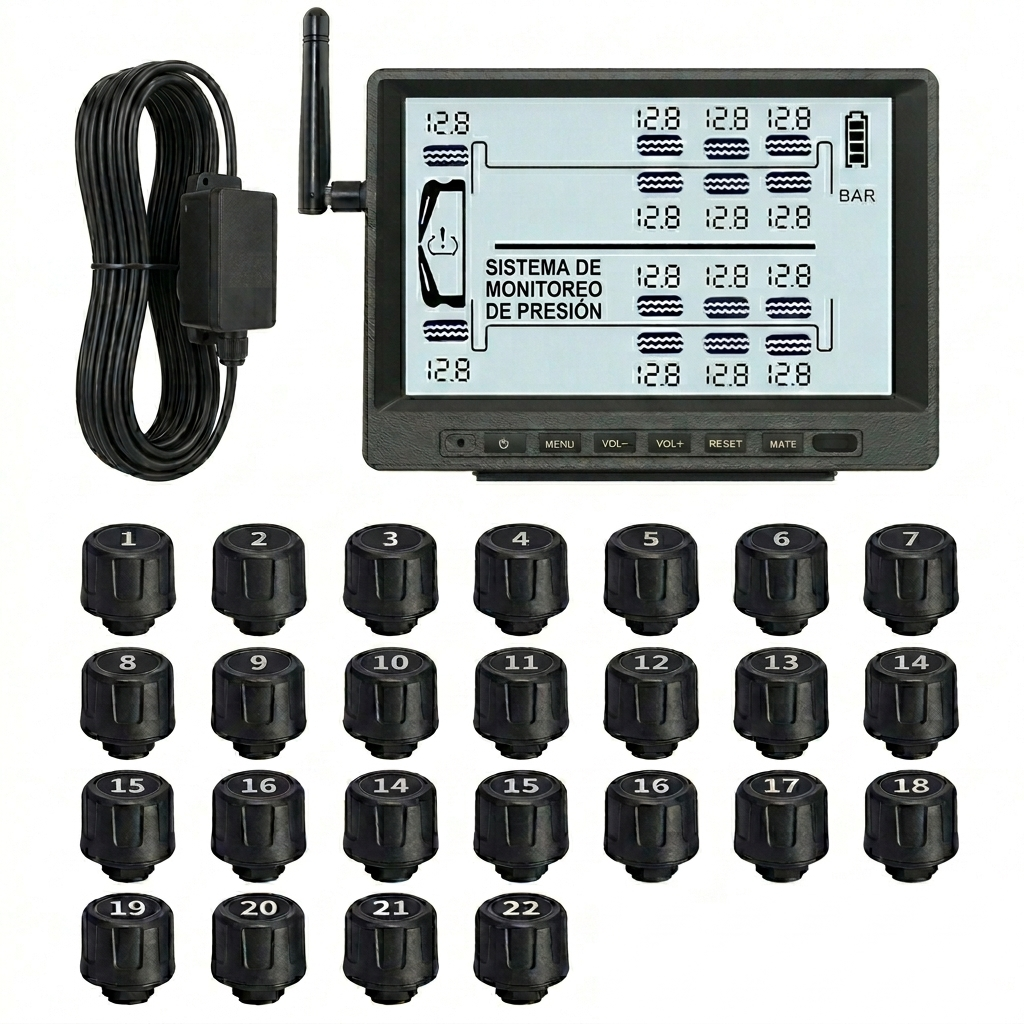 Tpms (Sistema de monitoreo de Presión de neumáticos) de 16 a 22 Ruedas