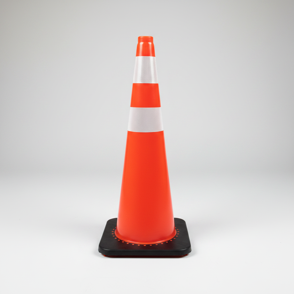 Cono Pvc Base Negra