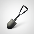 Pala Plegable de Aluminio 60cm (Estándar minero)